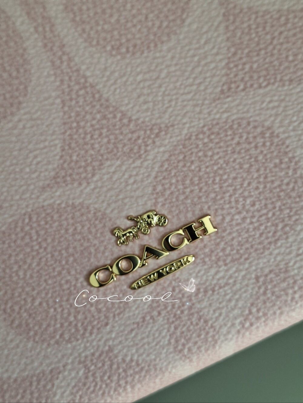 NEW Coach Limited Slim Crossbody Bag In Signature Canvas Powder Pink Purse - Picture 7 of 11